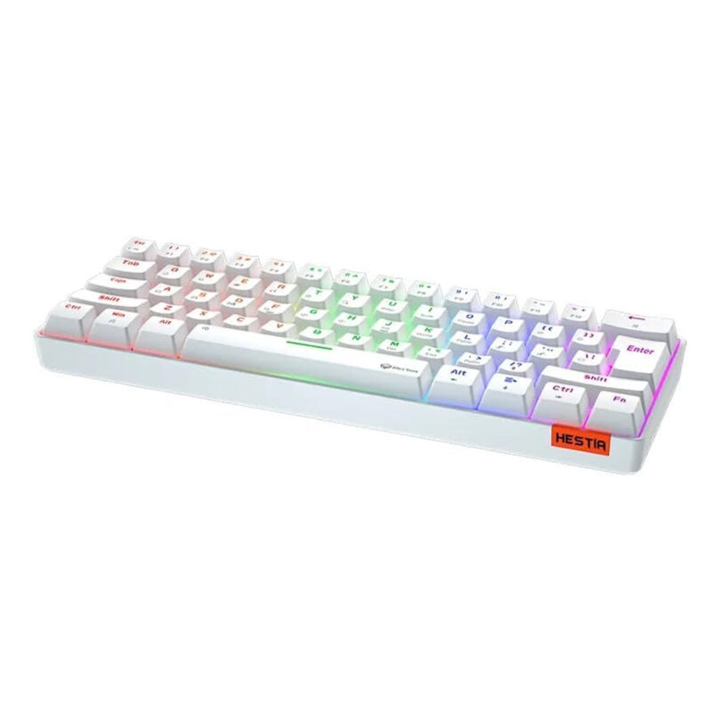 Meetion RGB Mechanical Keyboard, Black- MT-MK005 (White) - Image 2
