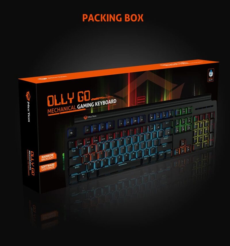 Meetion Red Switch RGB Mechanical Gaming Keyboard MK600RD - Image 7