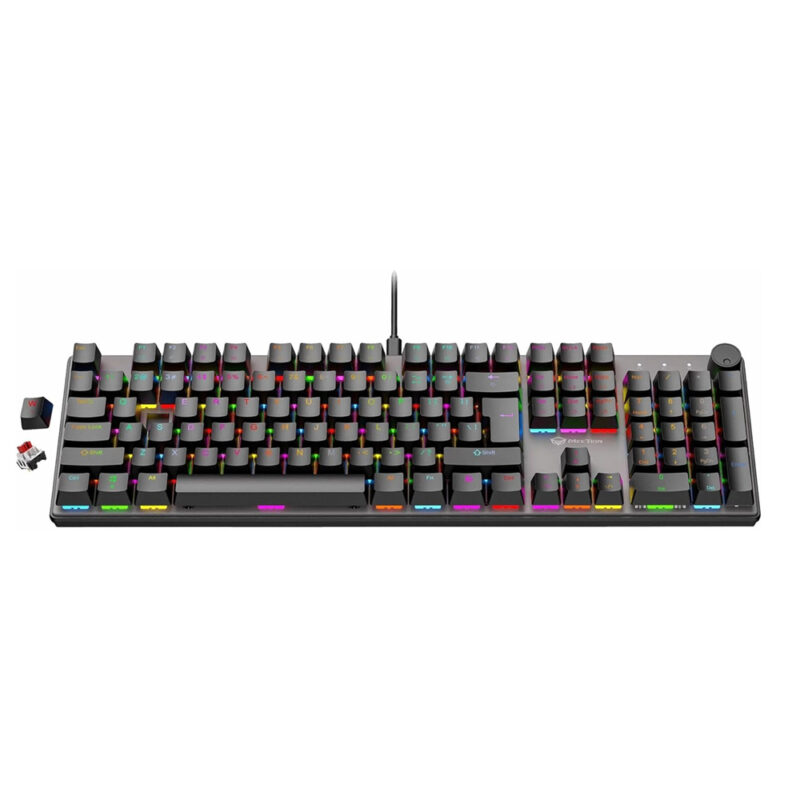 MEETION MK009Pro Anti-Ghosting ABS Keycaps HighQuality-Metal Mechanical Gaming Keyboard