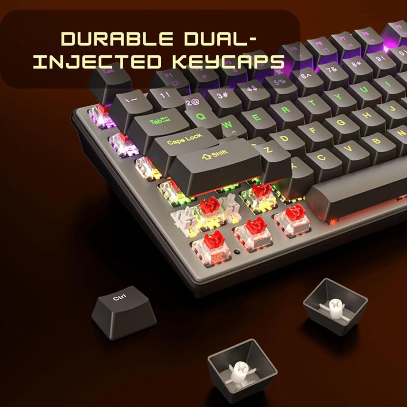 MEETION MK009Pro Anti-Ghosting ABS Keycaps HighQuality-Metal Mechanical Gaming Keyboard - Image 5