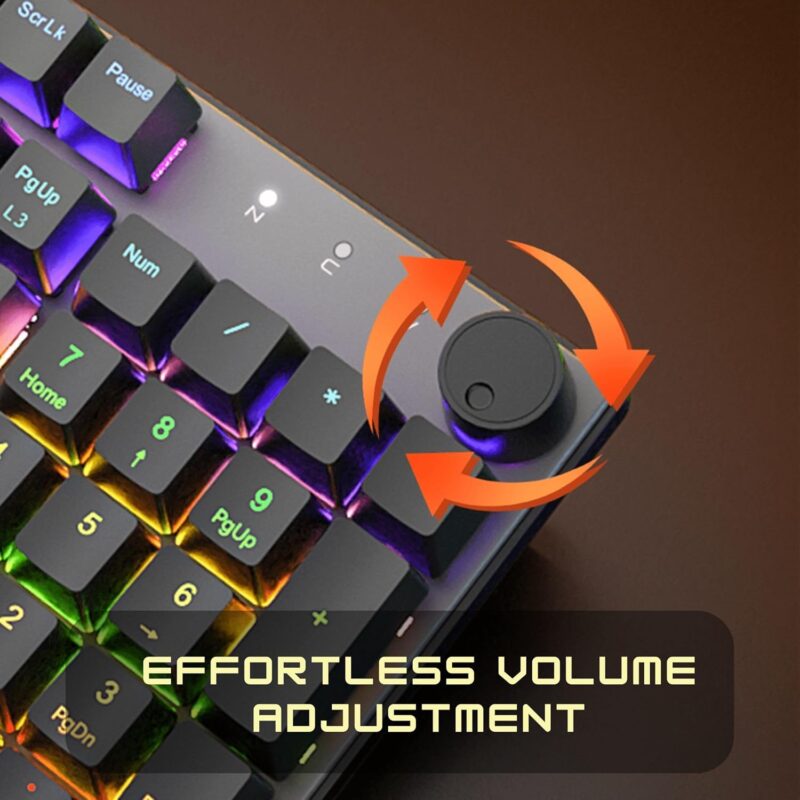 MEETION MK009Pro Anti-Ghosting ABS Keycaps HighQuality-Metal Mechanical Gaming Keyboard - Image 8
