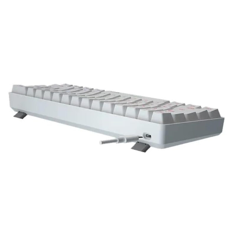 Meetion RGB Mechanical Keyboard, Black- MT-MK005 (White) - Image 5