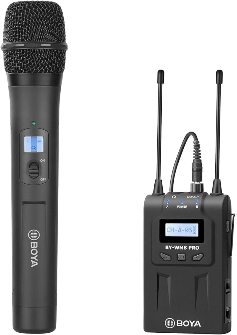 BOYA BY-WM8 PRO-K3 Camera-Mount Wireless Handheld Microphone System