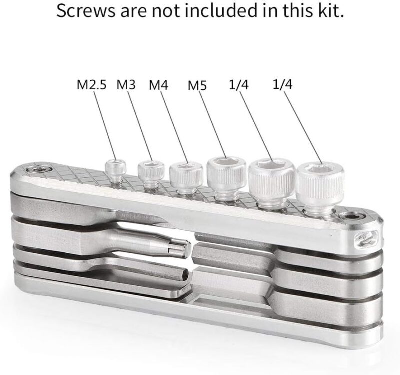 SmallRig AAK2213C Folding Tool Set with Screwdrivers and Hex Key Wrenches - Image 2
