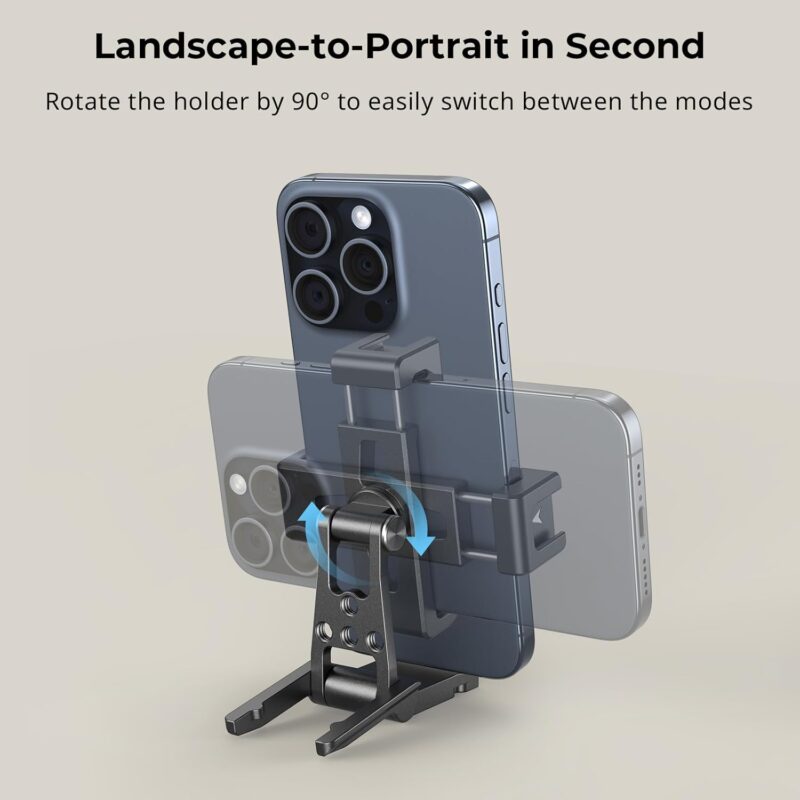 SmallRig 4611 Metal Phone Holder with Arca-Swiss Support - Image 2