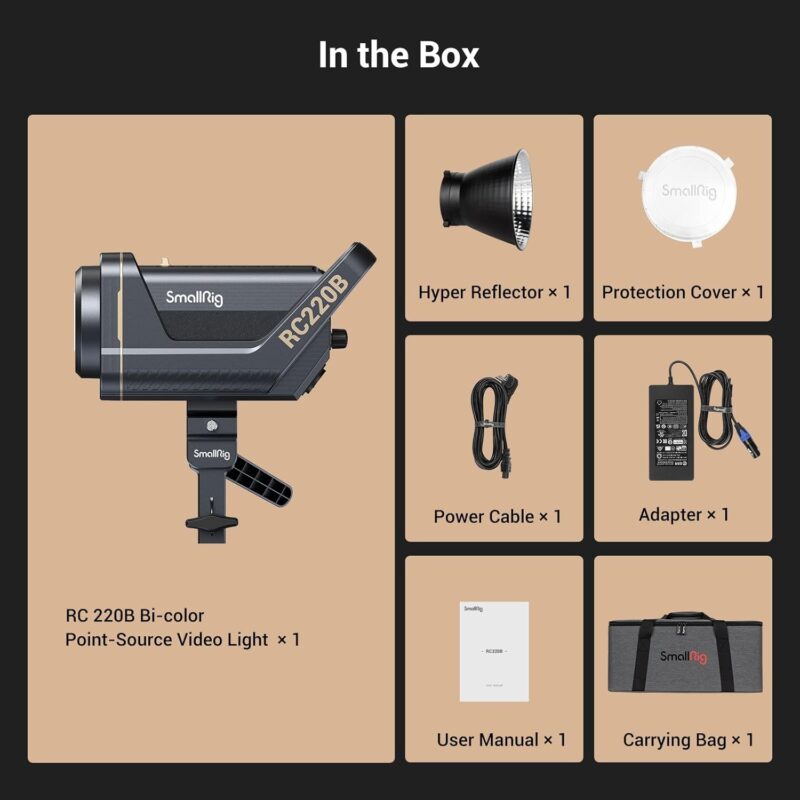 SmallRig RC220B COB Light (UK) 3622 - Image 2
