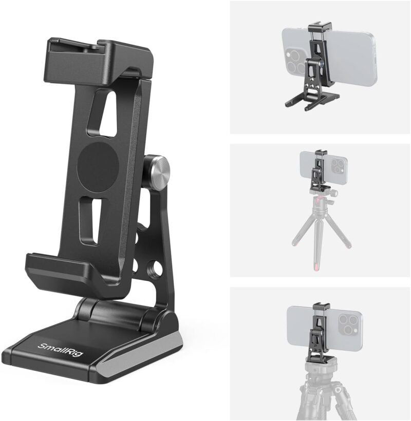 SmallRig 4611 Metal Phone Holder with Arca-Swiss Support