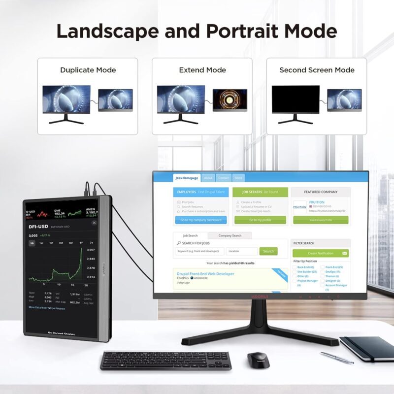 KOORUI 15.6 Inch Portable FHD IPS Gaming  Monitor - Image 5