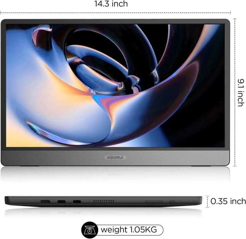 KOORUI 15.6 Inch Portable FHD IPS Gaming  Monitor - Image 7