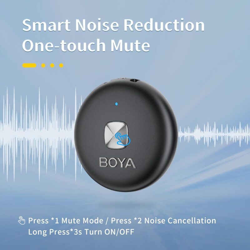 Boya Omic-U Dual-Channel Stylish Wireless Microphone - Image 3