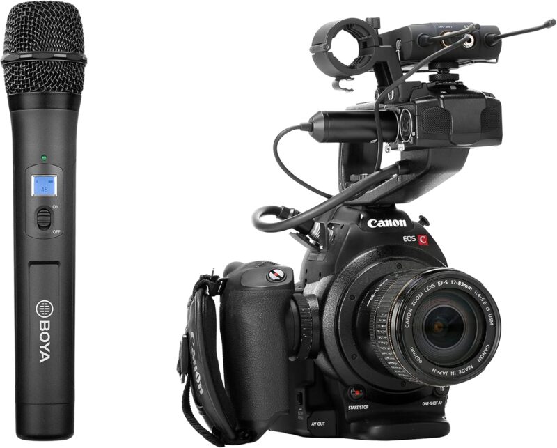 BOYA BY-WM8 PRO-K3 Camera-Mount Wireless Handheld Microphone System - Image 7