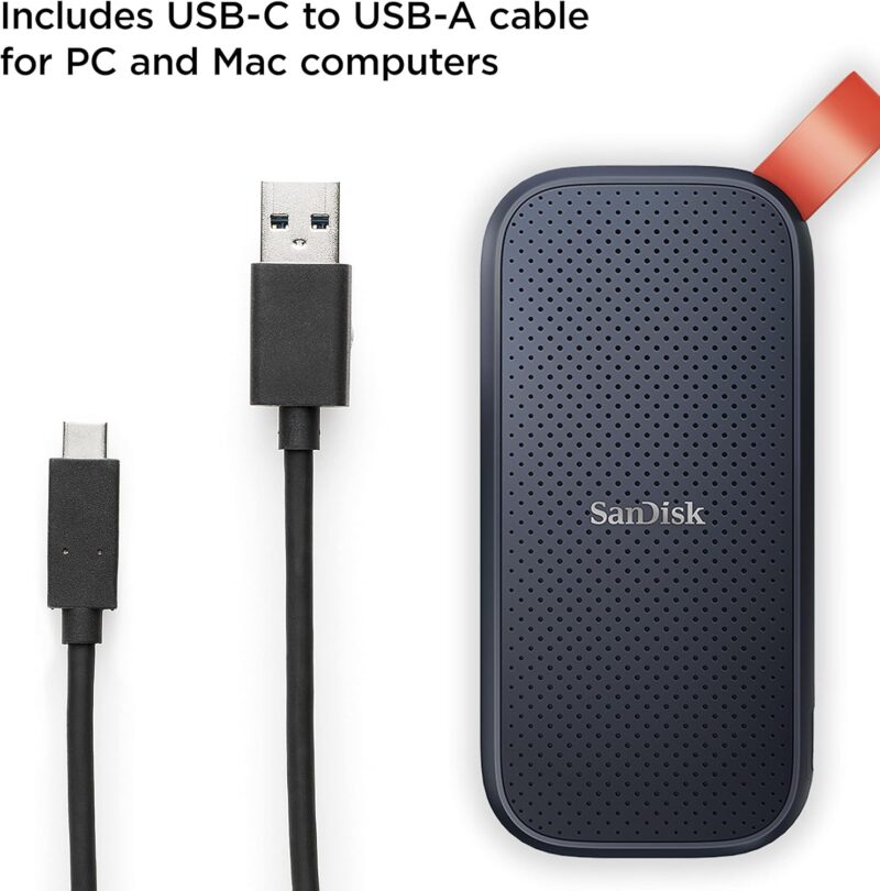 Sandisk 2Tb Extreme Portable External Ssd Usb 3.2 Gen 2 type C, Sdssde30 2T00 G25, Blue, G25 - Image 3