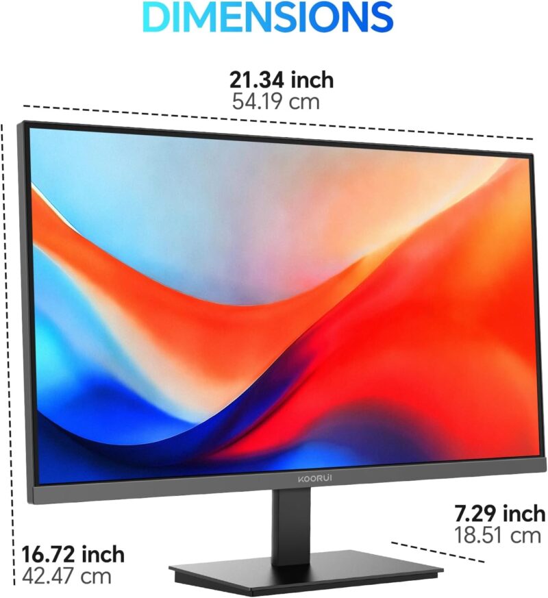 KOORUI E2411H 24 Inch FHD Monitor, Gaming 120Hz, IPS Computer Monitors - Image 8