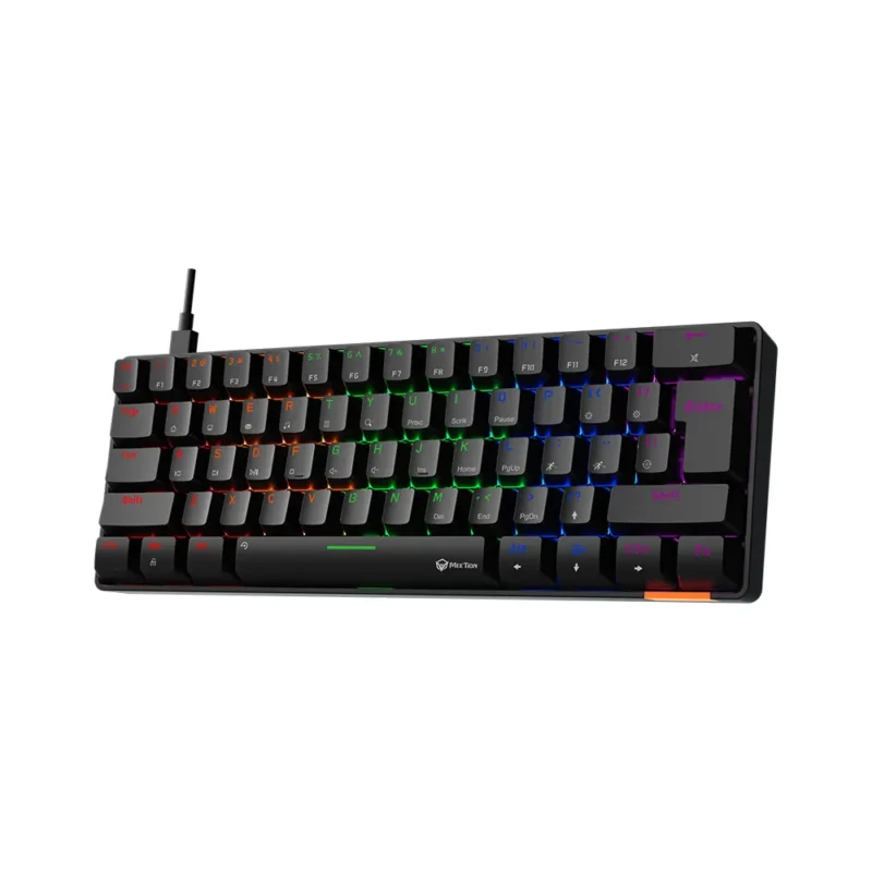 Meetion RGB Mechanical Keyboard, Black- MT-MK005 - Image 2