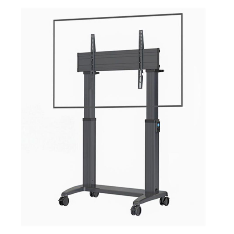 Alpha AW100 Motorized TV Floor Stand with Remote Control 75-110''