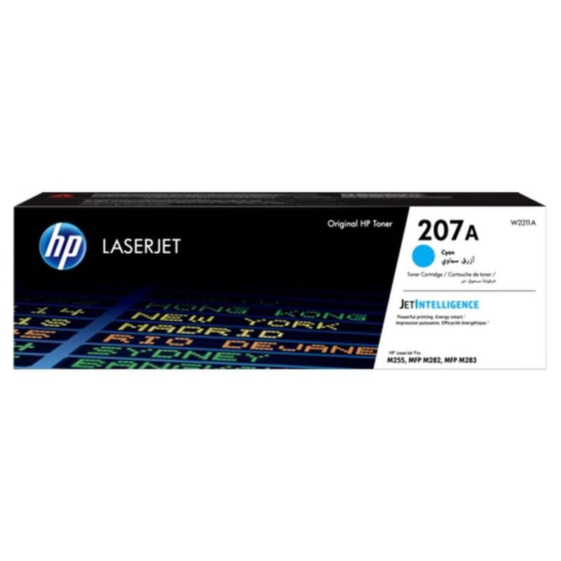 HP 207A W2211A Original LaserJet Toner Cartridge Black Cyan
