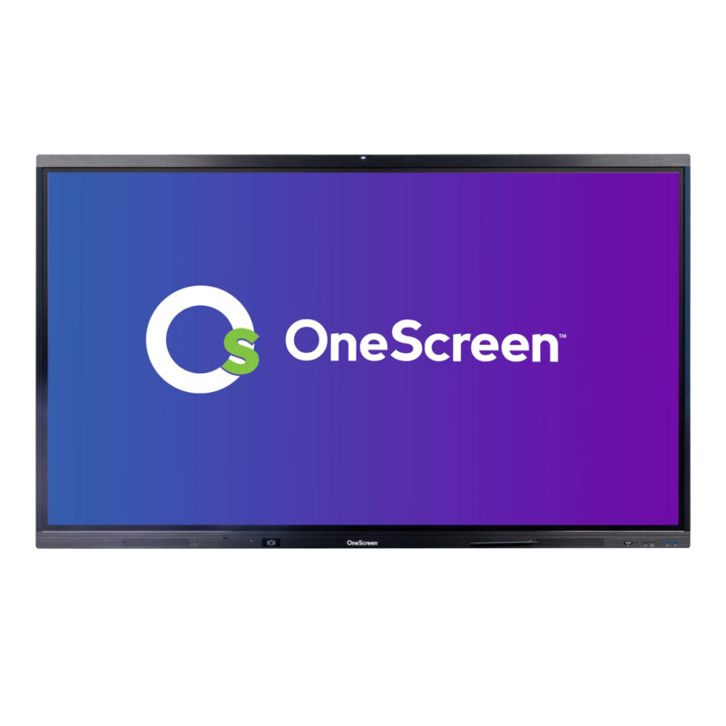 OneScreen Interactive Touchscreen Display, 4K Ultra HD, 8 GB RAM, 64 GB Storage (75 inches)