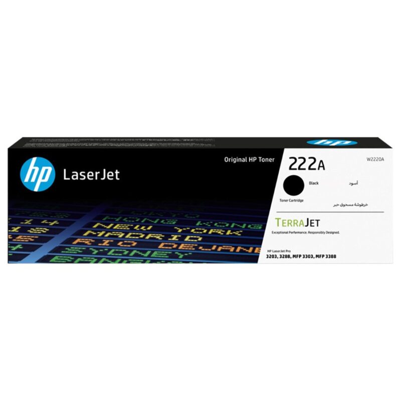 HP 222A Original LaserJet Toner Cartridge Black (W2220A)