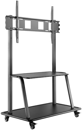 T1035L Super Heavy Duty Interactive TV Trolley Cart or stand for 60"-105"