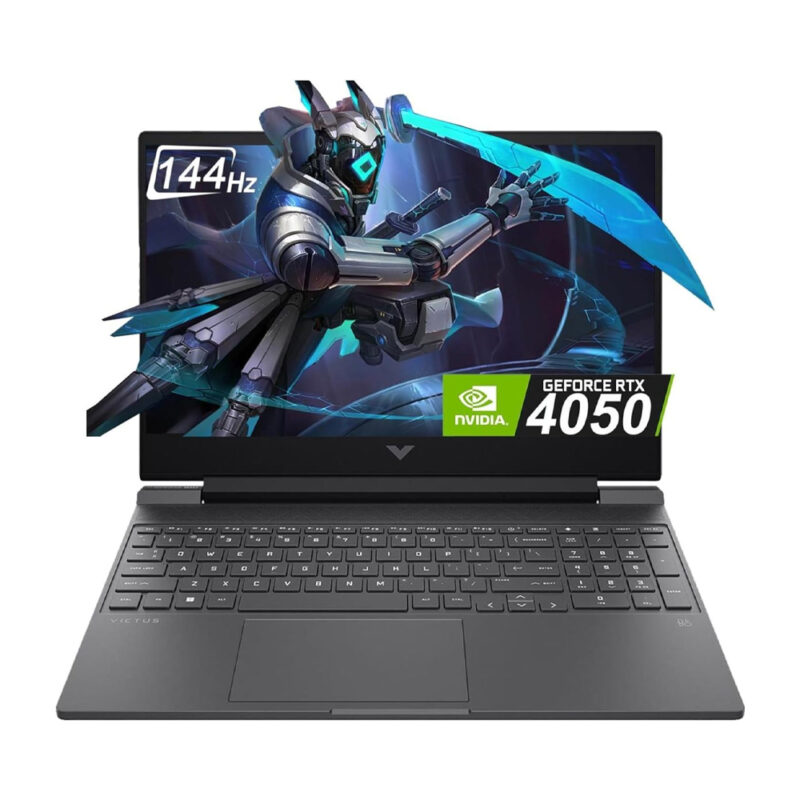 HP Victus 15 FA2701WM Gaming Laptop 15.6 inch, Intel Core i5-13420H Processor, 16GB DDR4 RAM, 512GB SSD,15.6" FHD IPS 144Hz, NVIDIA RTX 4050 6GB Graphics