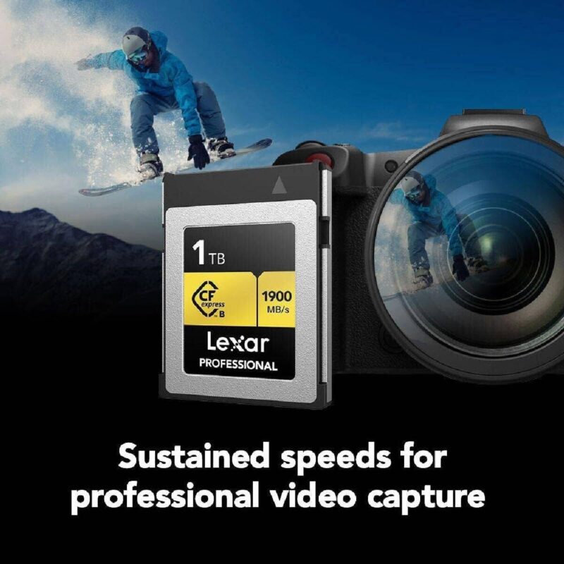 Lexar Professional 1TB CFexpress Type B Memory Card Gold Series, Up to 1900MB/s Read - Image 3