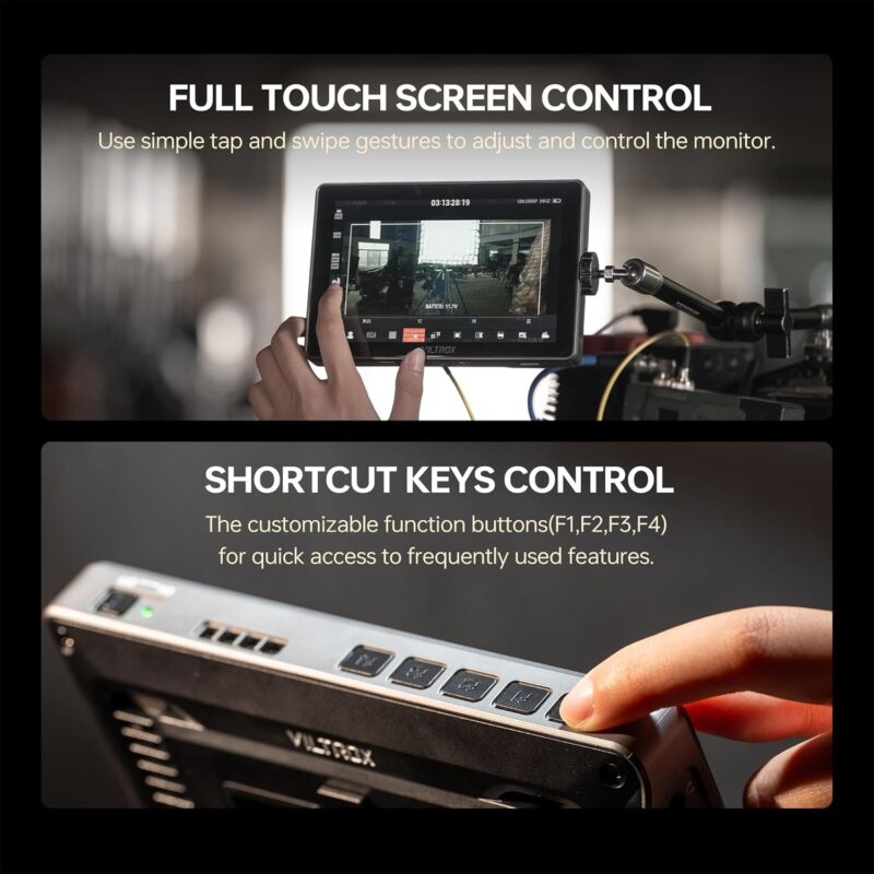 Viltrox DC-L1 7" HDMI On-Camera Touchscreen Monitor - Image 2