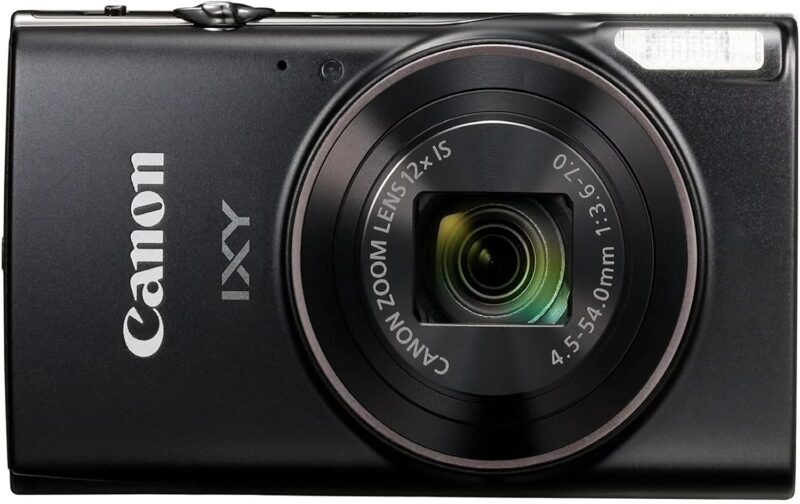 Canon IXY 650 Compact Digital Camera 12x Optical Zoom (Black)