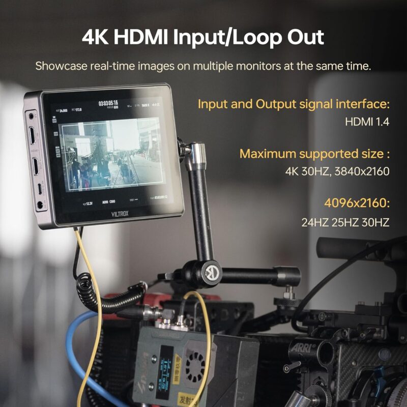 Viltrox DC-L1 7" HDMI On-Camera Touchscreen Monitor - Image 5