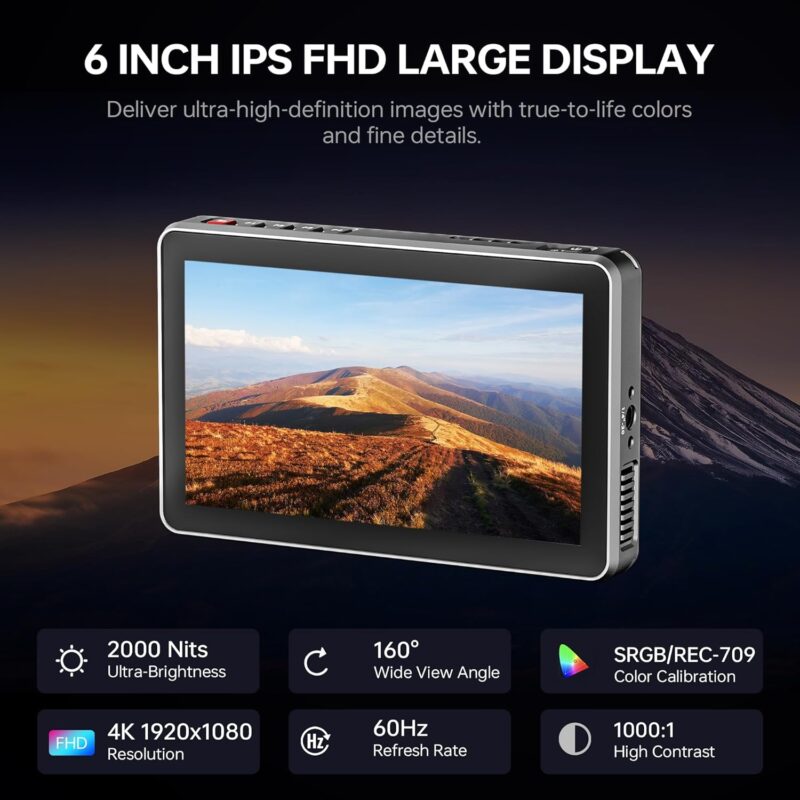 Viltrox DC-X2 6" Touchscreen HD Monitor - Image 8