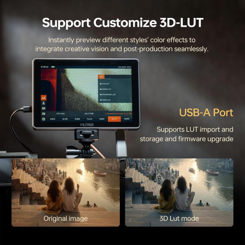 Viltrox DC-L1 7" HDMI On-Camera Touchscreen Monitor - Image 4