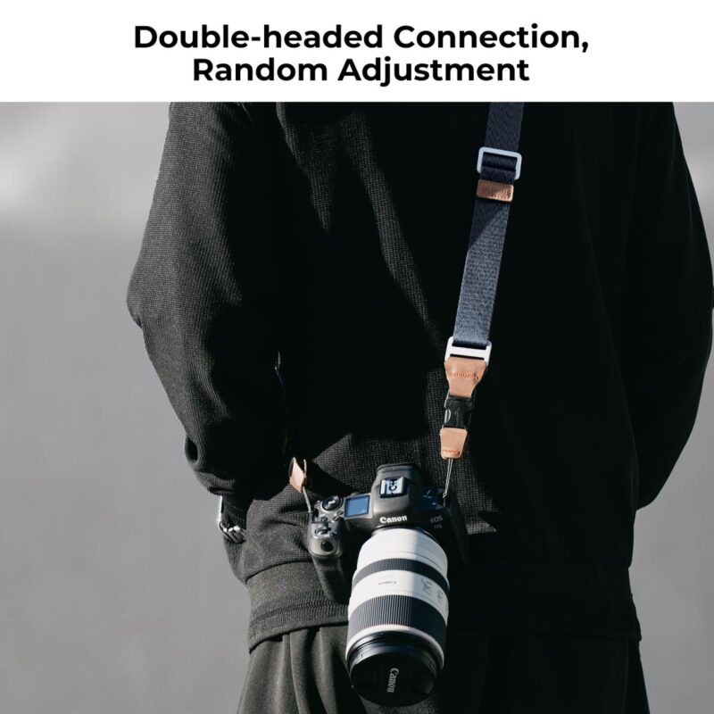 K&F KF13.115V2 Camera Neck Strap 32MM (Blue) - Image 2
