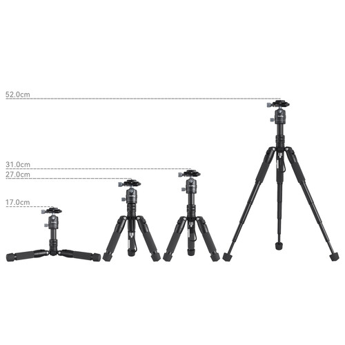 SmallRig VT-20 Aluminum Mini Tripod with Ball Head - Image 3