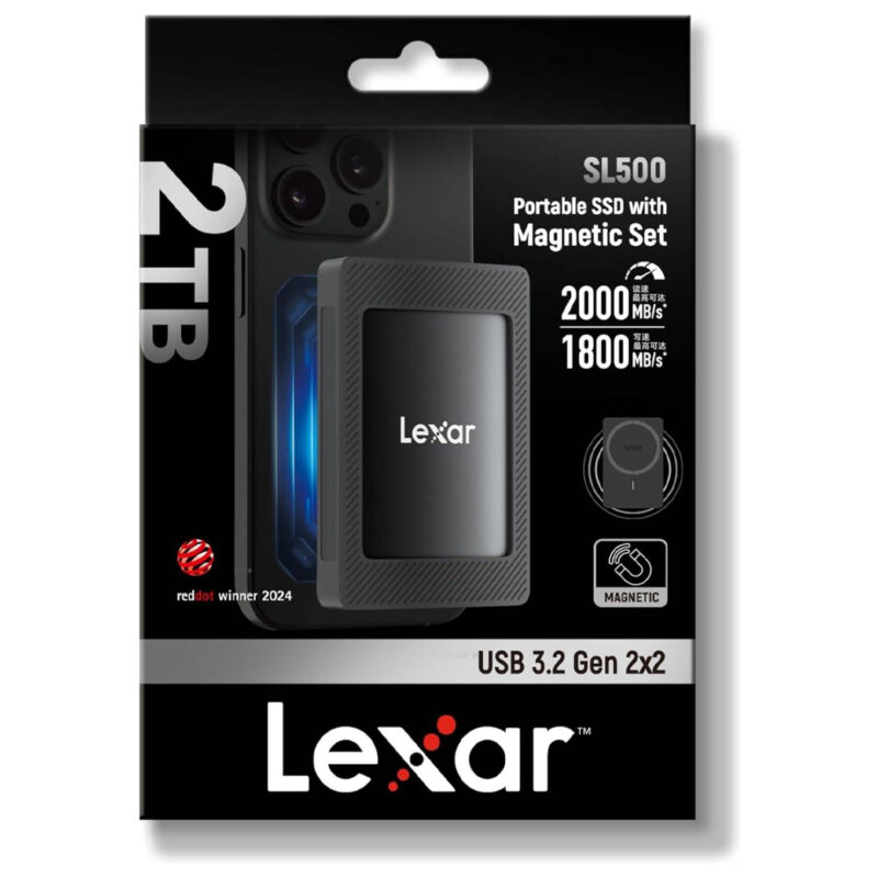 Lexar SL500M 2TB External Portable SSD with Magnetic Set - Image 5