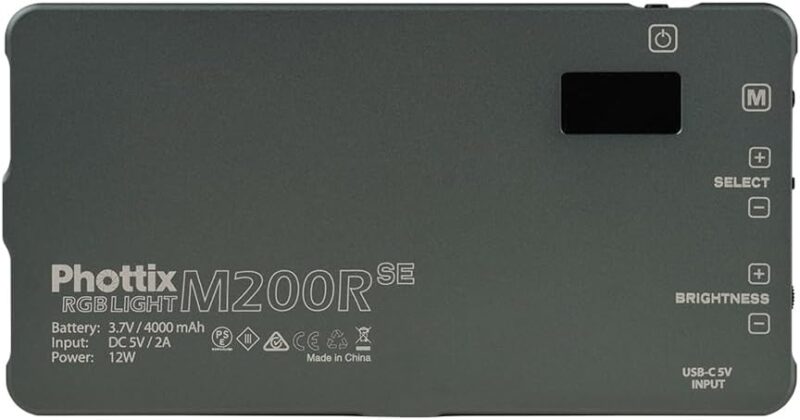 Phottix M200R SE RGB LED Light - Image 4