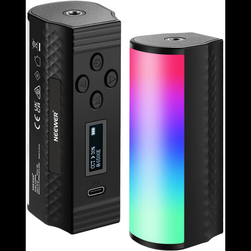 Neewer TL96 RGB Magnetic Handheld Light Stick (4.3", 2-Light Kit) - Image 2