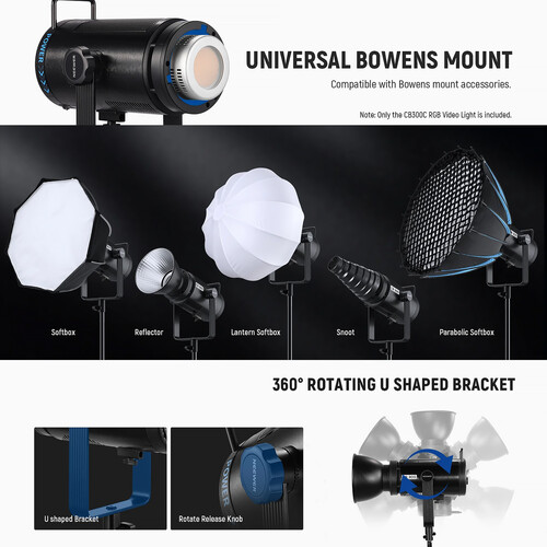 Neewer CB300C RGB LED Monolight - Image 2