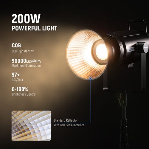 Neewer CB200B Bi-Color LED Monolight - Image 7