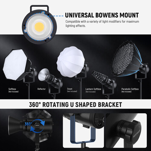 Neewer CB200B Bi-Color LED Monolight - Image 2