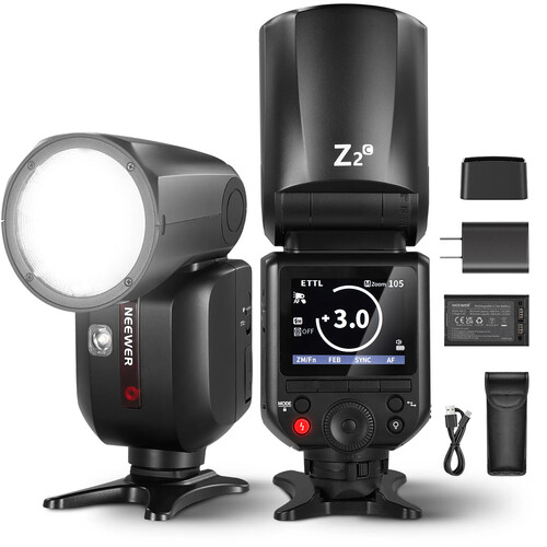 Neewer Z2-C TTL Round Head Flash Speedlite for Canon - Image 10