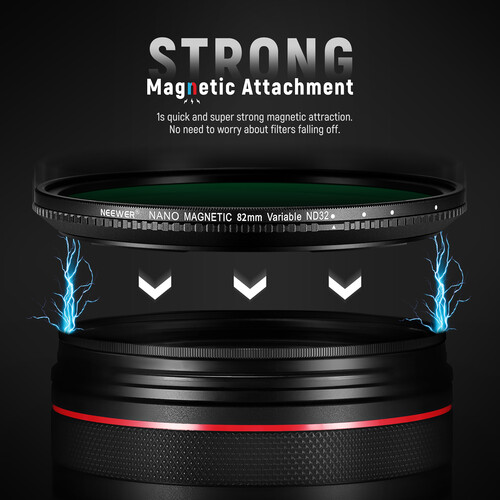 Neewer Magnetic Variable ND Filter (82mm, 1 to 5-Stop) - Image 4