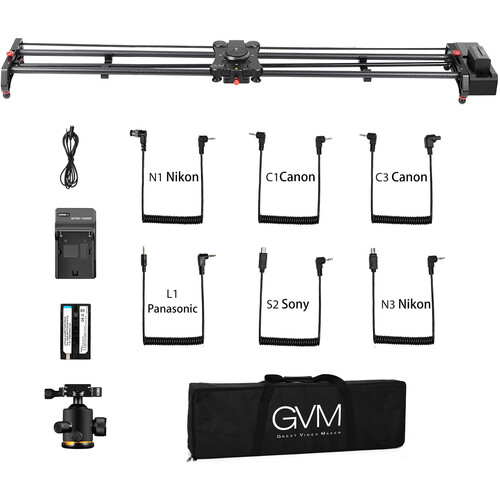 GVM Wireless Carbon Fiber Motorized Camera Slider (47") - Image 8