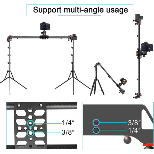 GVM Wireless Carbon Fiber Motorized Camera Slider (47") - Image 4