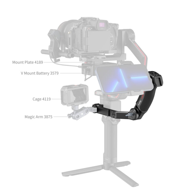SmallRig Sling Grip for DJI RS 2 / RSC 2 / RS 3 / RS 3 Pro / RS 3 Mini / RS 4 / RS 4 Pro / RS 4 Mini  Handheld Stabilizer - Image 3