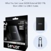 Lexar SL500 External SSD 1TB, USB3.2 LSL500X001T-RNBNG