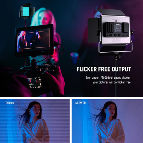 Neewer 660 PRO II RGB LED Light Panel (2-Light Kit) - Image 5