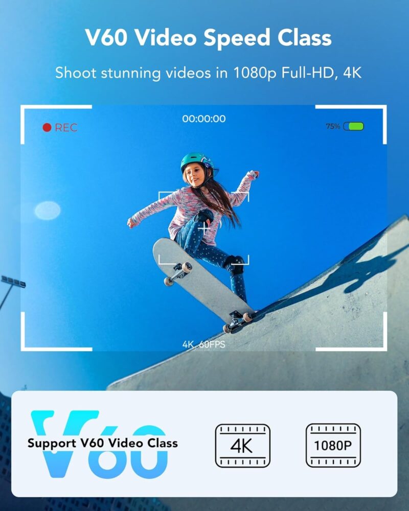 Lexar SILVER PRO SD Card 64GB, UHS-II SD Memory Card Up to 280MB/s Read, 130MB/s Write - Image 2