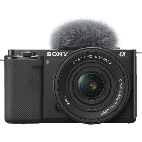 Sony ZV-E10 Mirrorless Camera with 16-50mm f/3.5-5.6 II Lens (Black) - Image 2