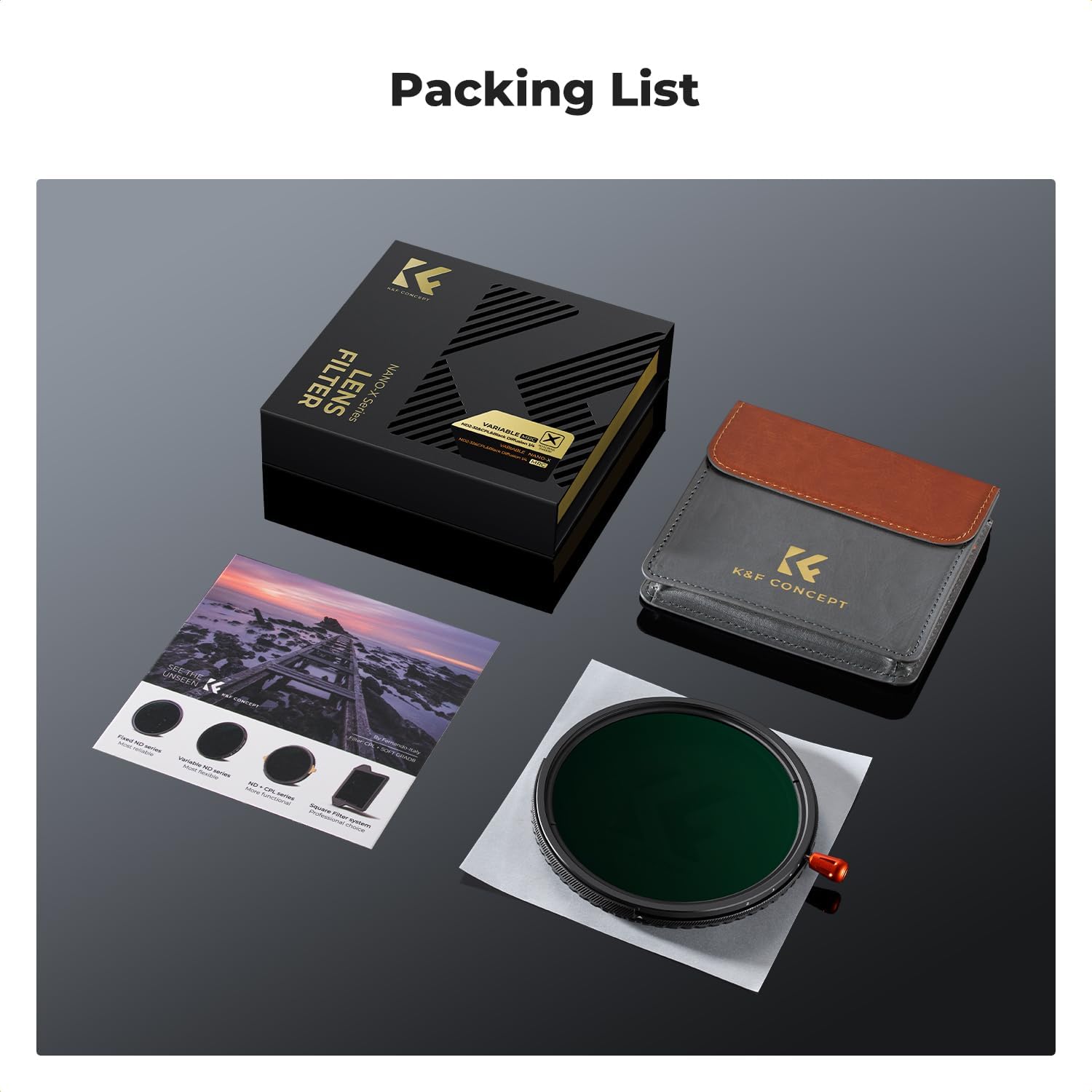 K&F Concept 82 mm Variable ND2-32 - Image 2