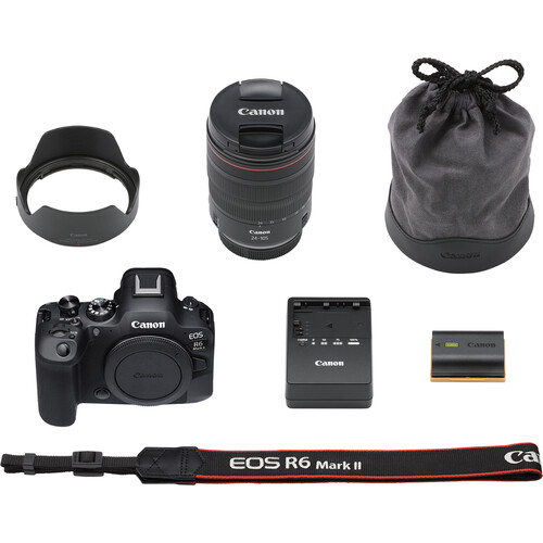 Canon EOS R6 Mark II Mirrorless Camera with 24-105mm f/4 Lens - Image 4