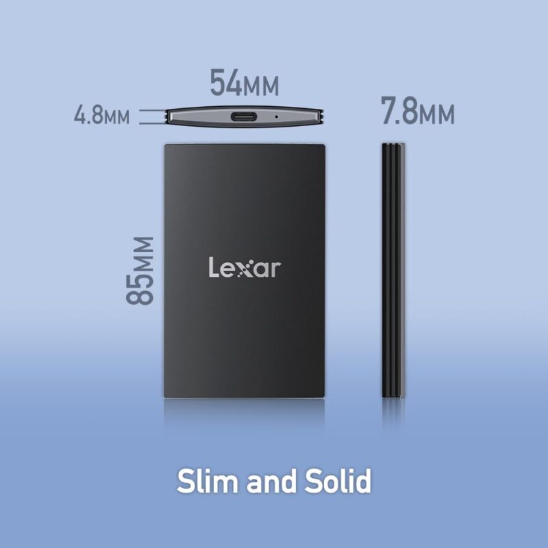 Lexar SL500 Portable SSD with Magnetic Set Up to 2000MB/s read & 1800MB/s write Capacity - 1TB - Image 4